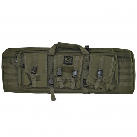 37" Double Tactical Rifle - Green BULLDOG-CASES