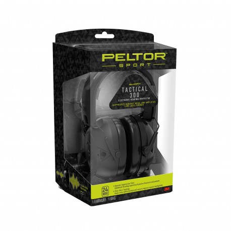 Tactical 300 Earmuff, Electronic PELTOR