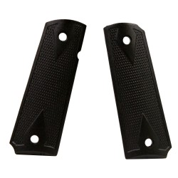 1911 Black Aluminum Checkered Grips PACHMAYR