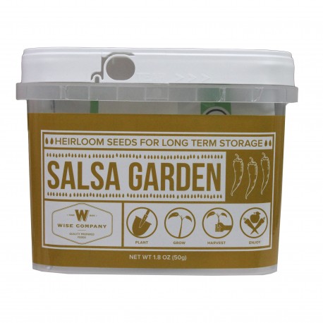 Salsa Heirloom Seed Bucket WISE-FOODS