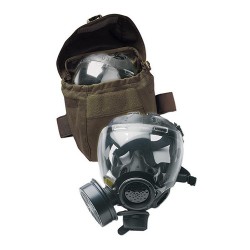 Gas Mask Blk Pouch,Molle Compatable,Card UNCLE-MIKES