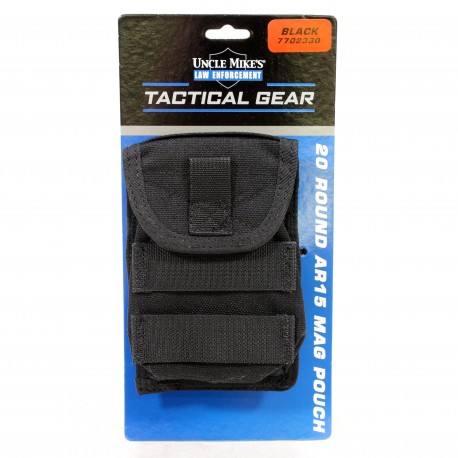 M16 Pouch Blk 20 Round,Molle Compatable UNCLE-MIKES