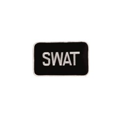 Swat Ptch Blk/Wht,S,2.25X4.25" Vlcr/Ml,PB UNCLE-MIKES