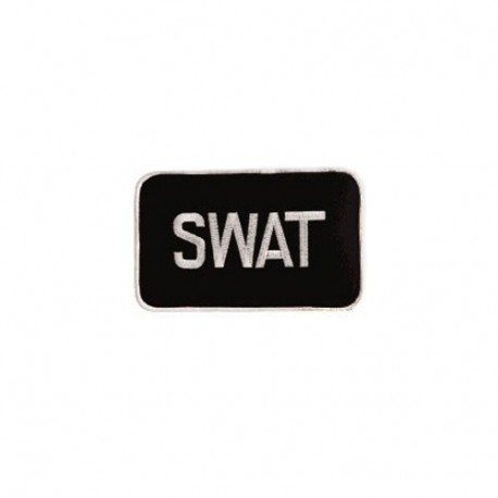 Swat Ptch Blk/Wht,S,2.25X4.25" Vlcr/Ml,PB UNCLE-MIKES