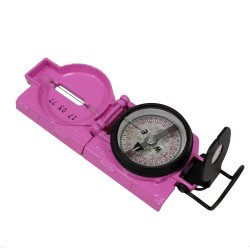 Compass,Lensatic,Phosphorescent, BC, Pink CAMMENGA