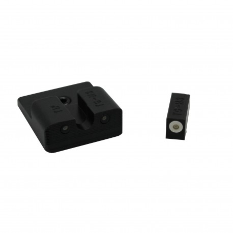 Trit Pro Taur Mil/Slm Set Wht TRUGLO