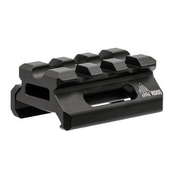 SS Pic Riser Mount, 0.5" Height, 3 Slots LEAPERS-INC