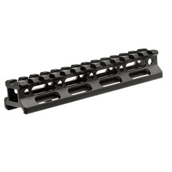 SS Pic Riser Mount, 0.75" Height,13 Slots LEAPERS-INC
