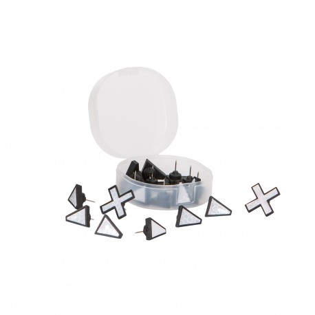 X Marks The Spot Trail Tacks White, 20Pk ALLEN-CASES