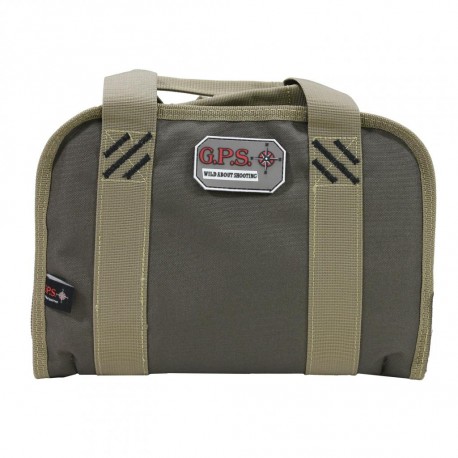 Double "Compact Pistol" Case,Grn/Khaki G-OUTDOORS