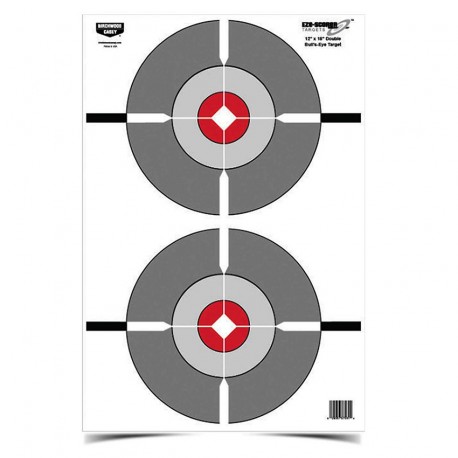 Eze-Scorer 12"x18" Dbl Bull's-Eye Tgt 10 BIRCHWOOD-CASEY