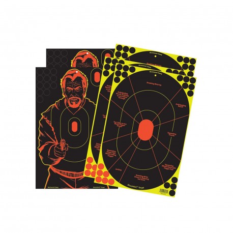 Shoot-N-C 12"x18" 3-HT & 2-BGS Tgt-5 BIRCHWOOD-CASEY