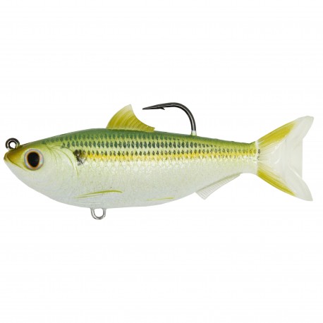 Sardine,4 1/2",SB,MD,SLVR/GRN,7/0 LIVETARGET-LURES