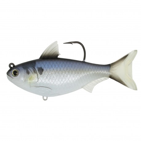 Gizzard Shad,4 1/2",SB,MD,VLT/BLU,6/0 LIVETARGET-LURES