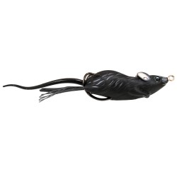 Mouse,2 1/4",HB,floating,BLK/BLK,1/0 LIVETARGET-LURES