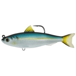 Blueback Herring,6 1/2",SB,blue/BLK,11/0 LIVETARGET-LURES