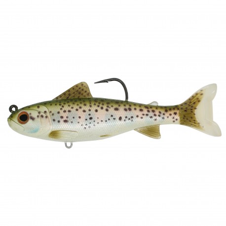 Trout (parr),5",SB,MD,SLVR/olive,8/0 LIVETARGET-LURES