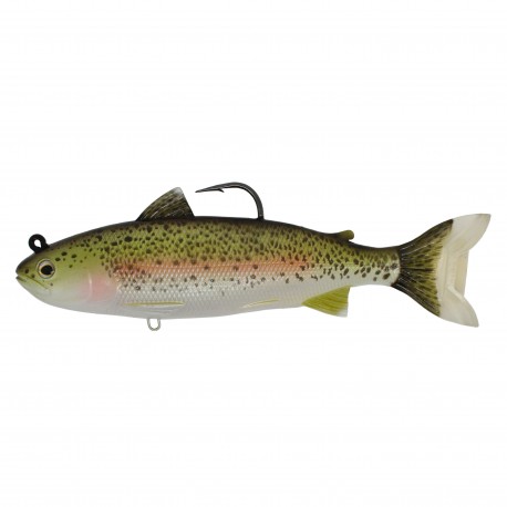 Trout (adult),6 1/2",SB,MD,olive/red,9/0 LIVETARGET-LURES