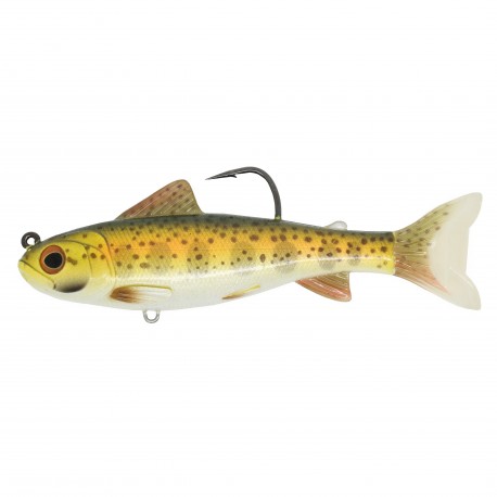 Trout (parr),5",SB,MD,gold/olive,8/0 LIVETARGET-LURES