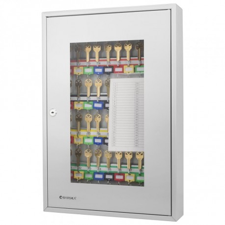 50 Keys Adjustable Key Lock Box Grey, GD BARSKA-OPTICS