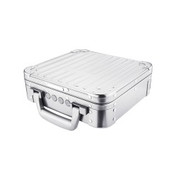 Portable Silver Keypad Lock Box,Crry Hndl BARSKA-OPTICS