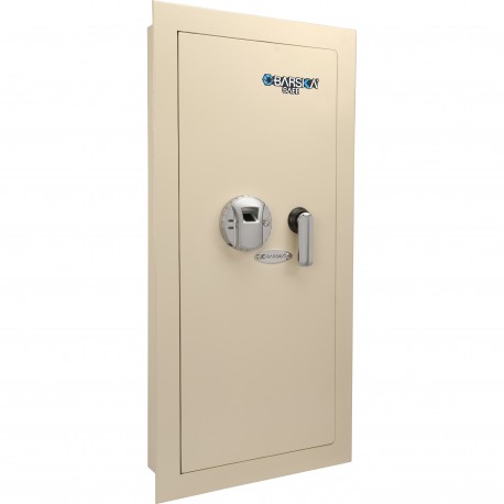Biometric Wall Safe,Beige,0.82 Cubic Ft BARSKA-OPTICS