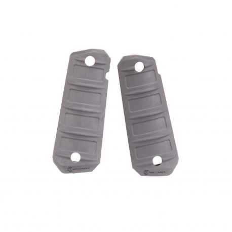 RG15 Grey QuckChange1911 RubberGripsPlain RECOVER-TACTICAL