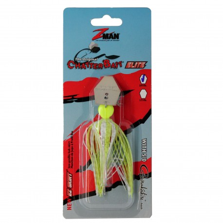 CHATBAIT ELITE CHART/WHT 3/8oz Z-MAN