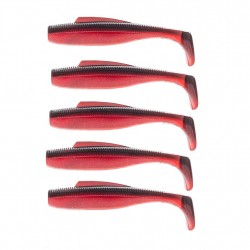 DIEZEL MINNOWZ 4" RED SHAD 5PK Z-MAN