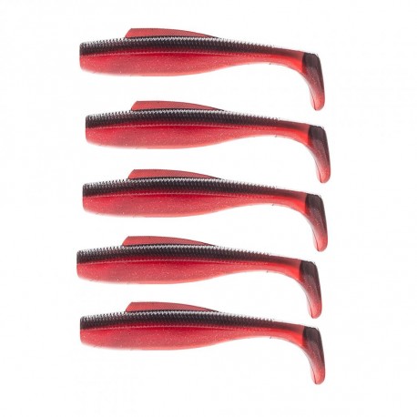 DIEZEL MINNOWZ 4" RED SHAD 5PK Z-MAN