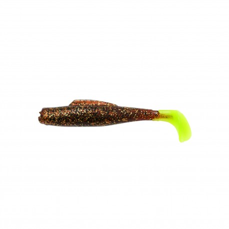 MINNOWZ 3" ROOTBEER/CHART TAIL6PK Z-MAN