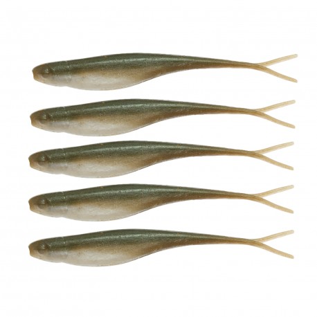 SCENTED JERK SHADZ 5" SHINER 5PK Z-MAN