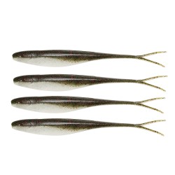 SCENTED JERK SHADZ 7" REDBONE4PK Z-MAN