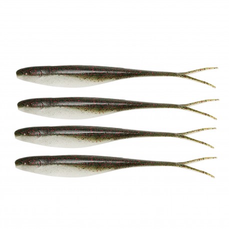 SCENTED JERK SHADZ 7" REDBONE4PK Z-MAN