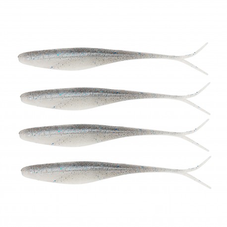 SCENTED JERK SHADZ 7" SMOKY SHAD4PK Z-MAN