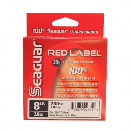 Red Label 200 8lb .009 in. SEAGUAR - Outdoority