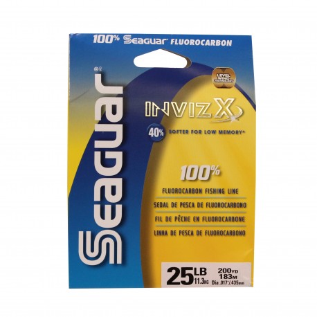 InvizX 200 25lb .017 in. SEAGUAR