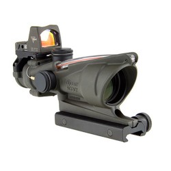 4x32 ACOG Scp,Dual Illum Red CV .223, ODG TRIJICON
