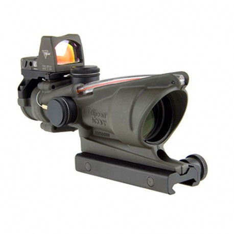 4x32 ACOG Scp,Dual Illum Red CV .223, ODG TRIJICON