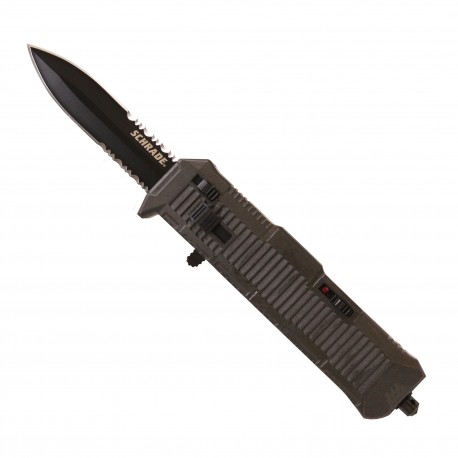 Out The Frnt Assist,Dble Edged Spear Pt SCHRADE-BY-BTI-TOOLS