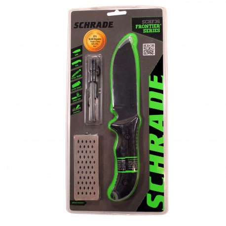 5" High Carbon Steel Blade,Full Tang,Clam SCHRADE-BY-BTI-TOOLS