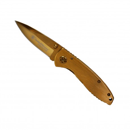 Exec Folder Gold Titanium Drop Pt Blde,BX SMITH-WESSON-BY-BTI-TOOLS