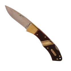 Lockback 4.5" Handle w/Leather Sheath,Bxd OLD-TIMER-BY-BTI-TOOLS