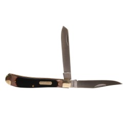 Gunstock Trapper 3 7/8" Closed 2 Blade,BX OLD-TIMER-BY-BTI-TOOLS