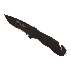Black Blade,Rubber Coated Alum Handle,Bxd SMITH-WESSON-BY-BTI-TOOLS