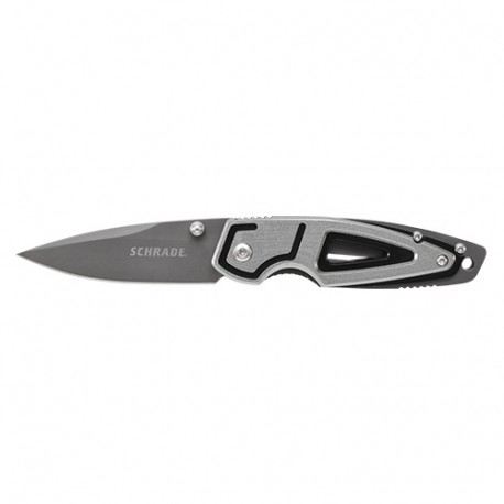Ti Coated Sm Folder,Grey Alum Handle, CP SCHRADE-BY-BTI-TOOLS