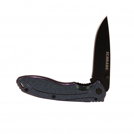 Color Shifting Aluminum Folder,Trapped SCHRADE-BY-BTI-TOOLS