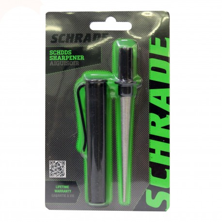 Diamond Dust Sharpening Rod ,Clam SCHRADE-BY-BTI-TOOLS