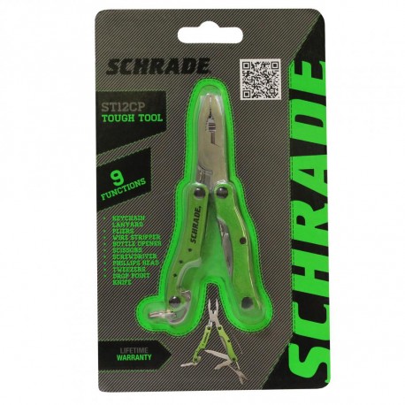Keychain Tool w/Lanyard,Clam SCHRADE-BY-BTI-TOOLS