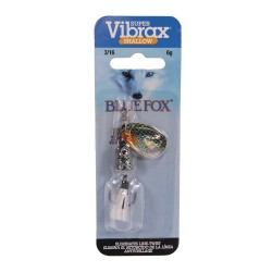 Vibrax Shallow Spinner 3/16  Shiner BLUE-FOX